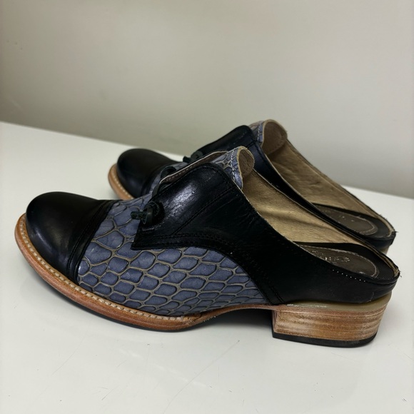 *Gifted* Freebird Leather Steven Malena Heeled Mule Clog Shoes Women’s Size 8 - Picture 3 of 10